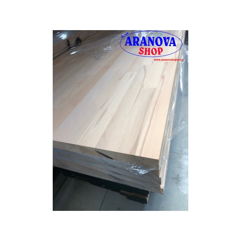 Pannello lamellare faggio sp. 32 mm 65x450 cm