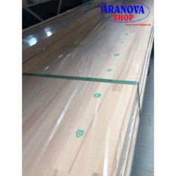 Pannello lamellare faggio sp. 32 mm 65x450 cm