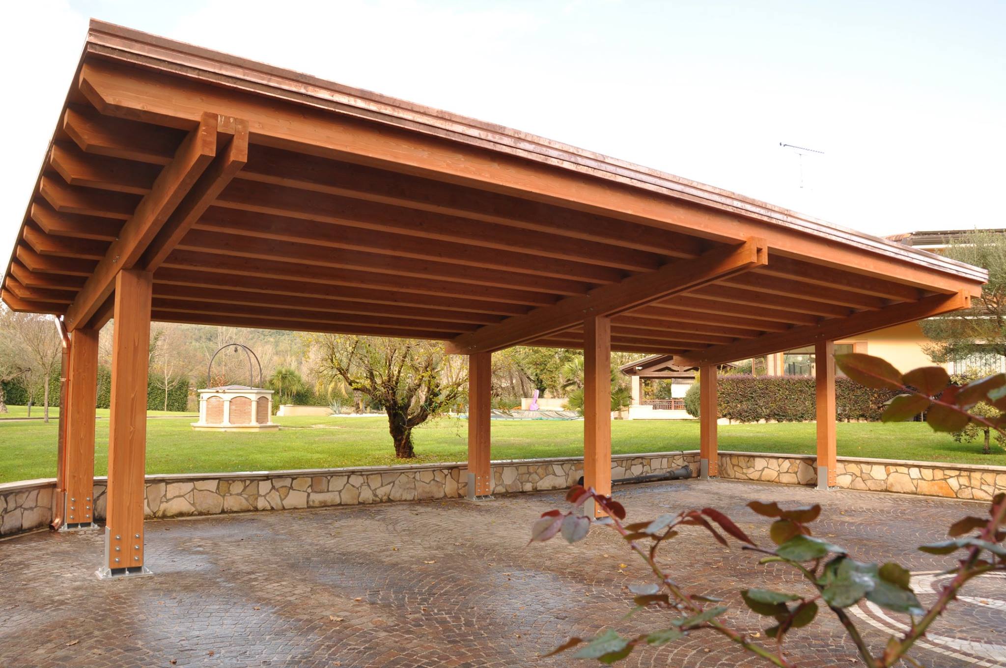 Carport 4 posti auto